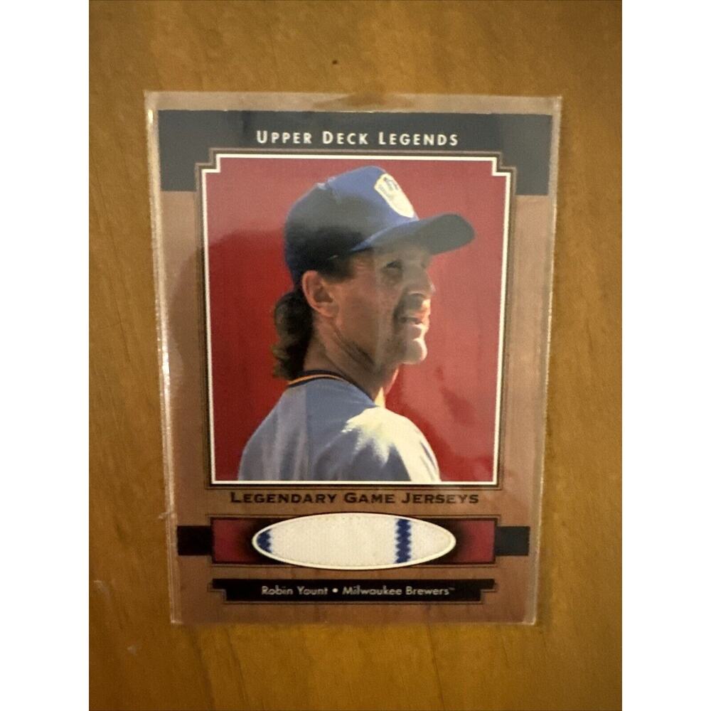 Robin Yount 2001 Upper Deck Legends Legendary Game Jersey #J-RY